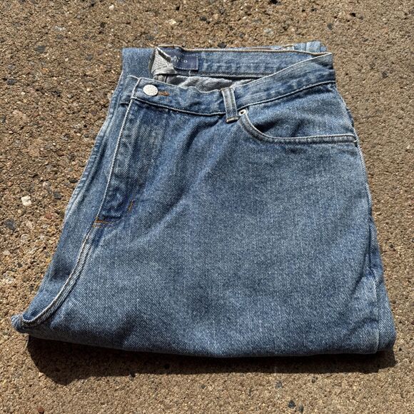 Faded Glory Women 18 Petite Relax Fit Stone Wash Denim Jeans RN21276 Vintage Y2K - Picture 3 of 10